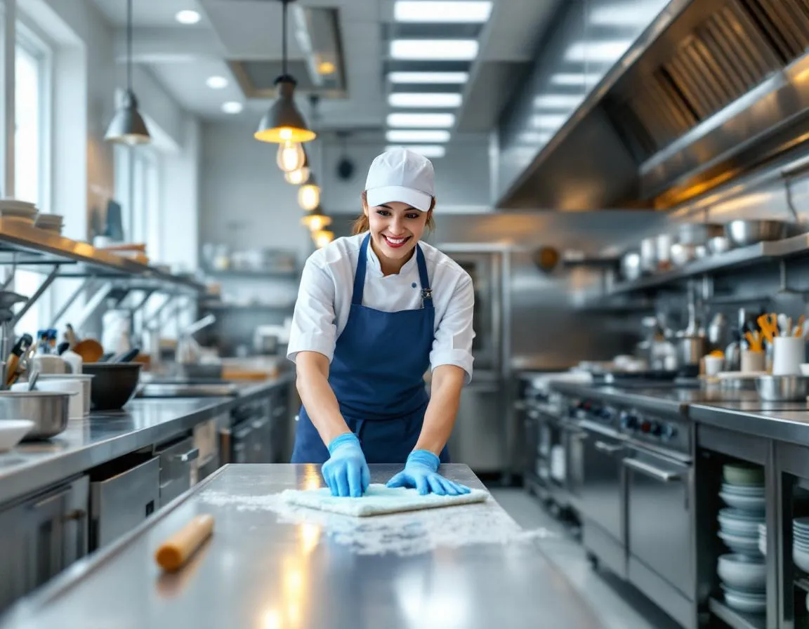 Diamond Prime Solutions commercial cleaning team in action